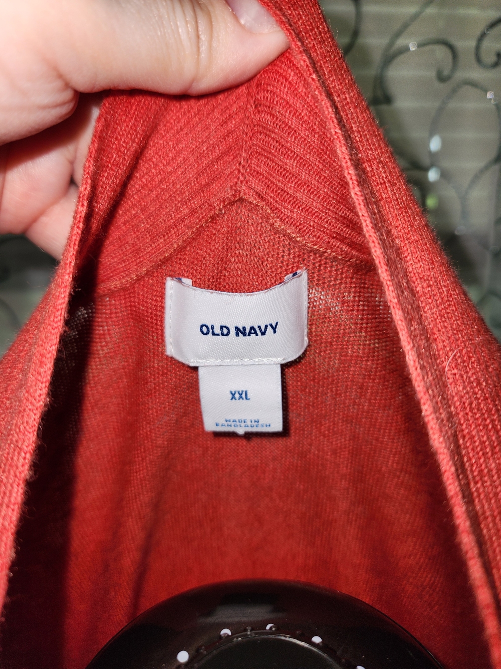 Old Navy Open-Front Cardigan - Rust Color - Picture 3 of 3